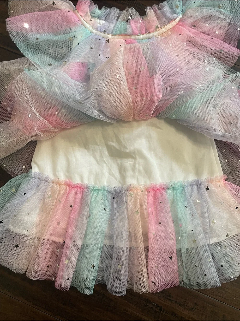 Lola + The Boys Sunset Stars Tulle Dress
